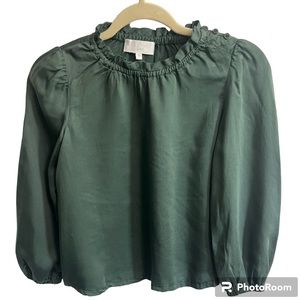 BELLA DAHL Girl’s Top - Size 12 - Green